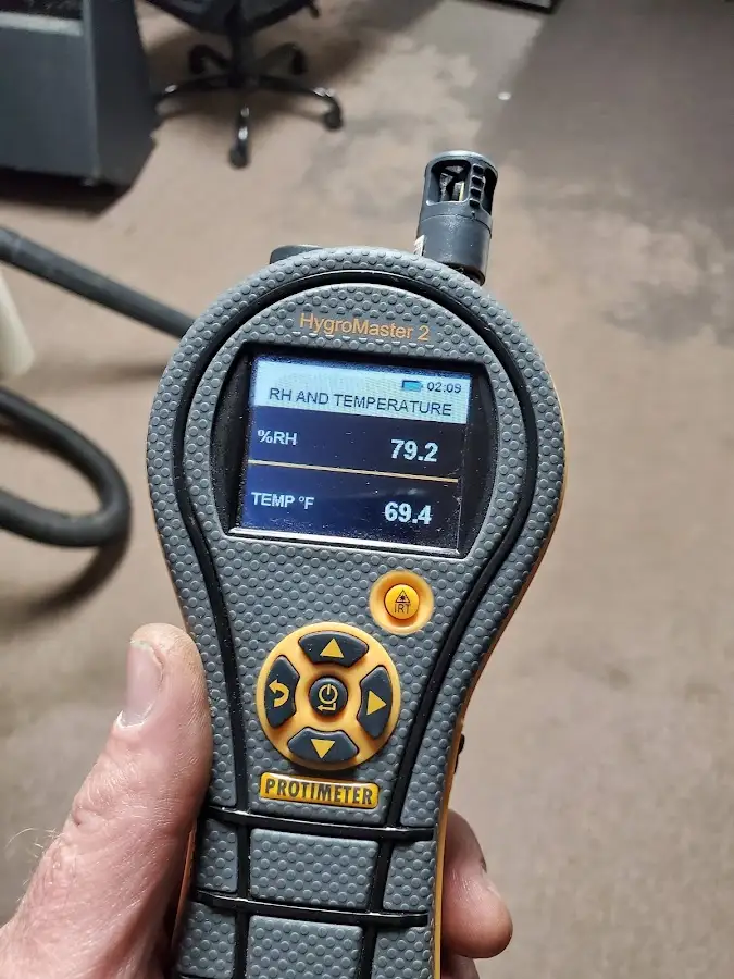 Moisture meter humidity assessment for Mold Remediation & Removal in Kernersville